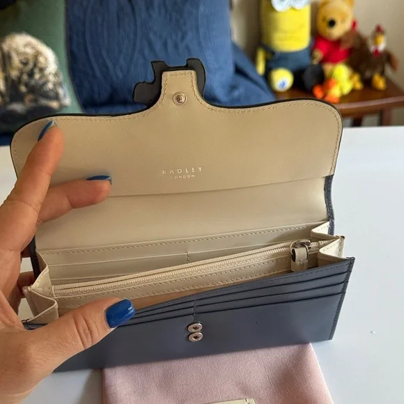 Radley London wallet in medium blue - Picture 4 of 4